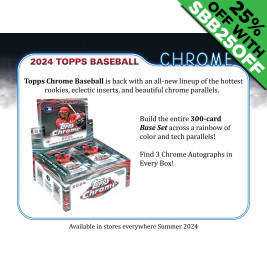 2024 Topps Chrome Baseball Mixer (Choose Team - 4-box break #1) Baseball